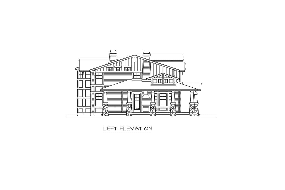 Plan 23728JD: Striking 4-Bed Craftsman House Plan With Wine Room - Image #27 - Craftsman, Northwest, Traditional