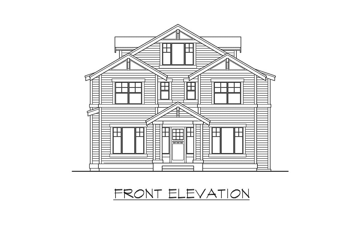 Plan 23729JD: Up To Eight Bedrooms and Four Levels - Image #26 - Craftsman, New American, Northwest, Shingle, Traditional