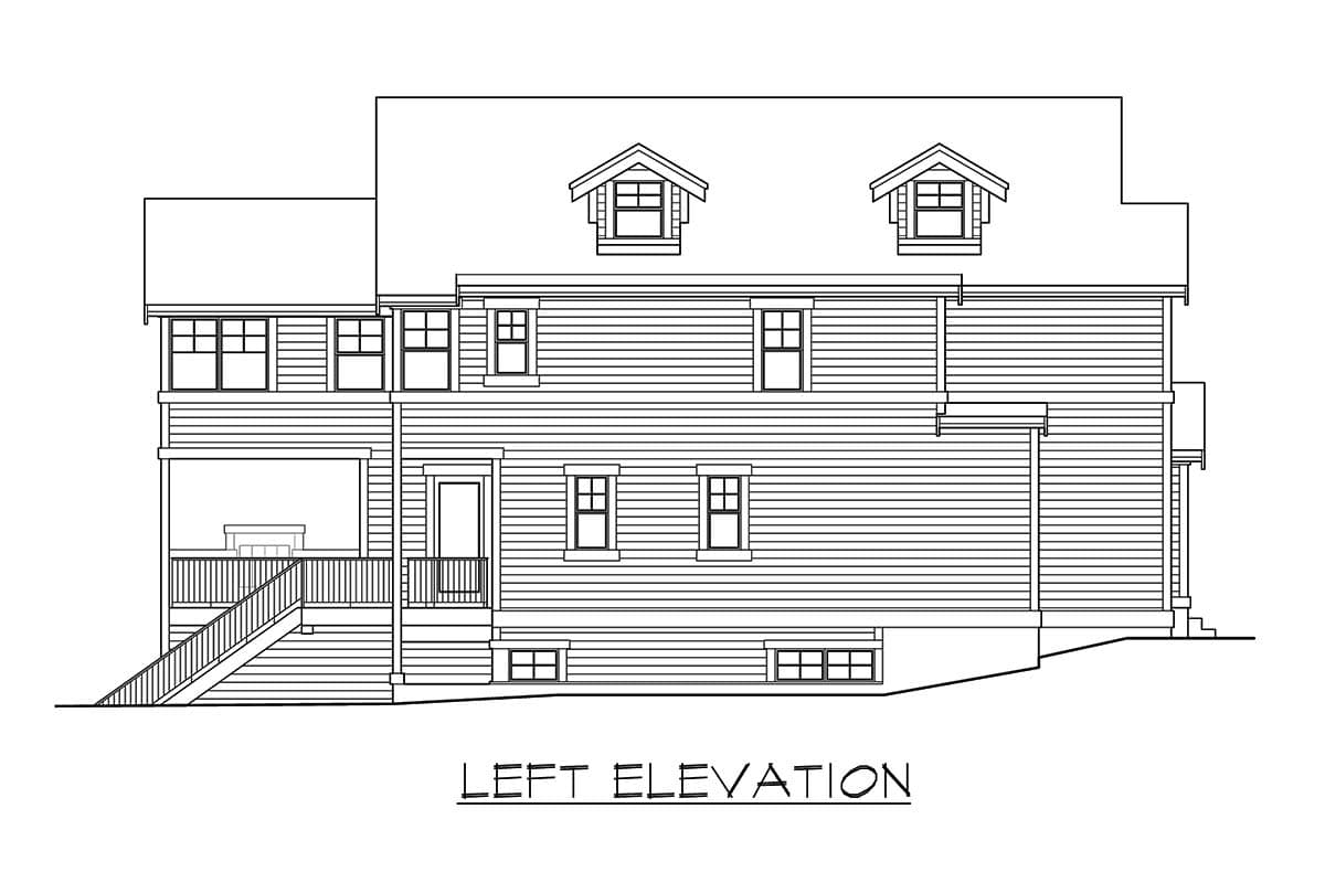 Plan 23729JD: Up To Eight Bedrooms and Four Levels - Image #27 - Craftsman, New American, Northwest, Shingle, Traditional