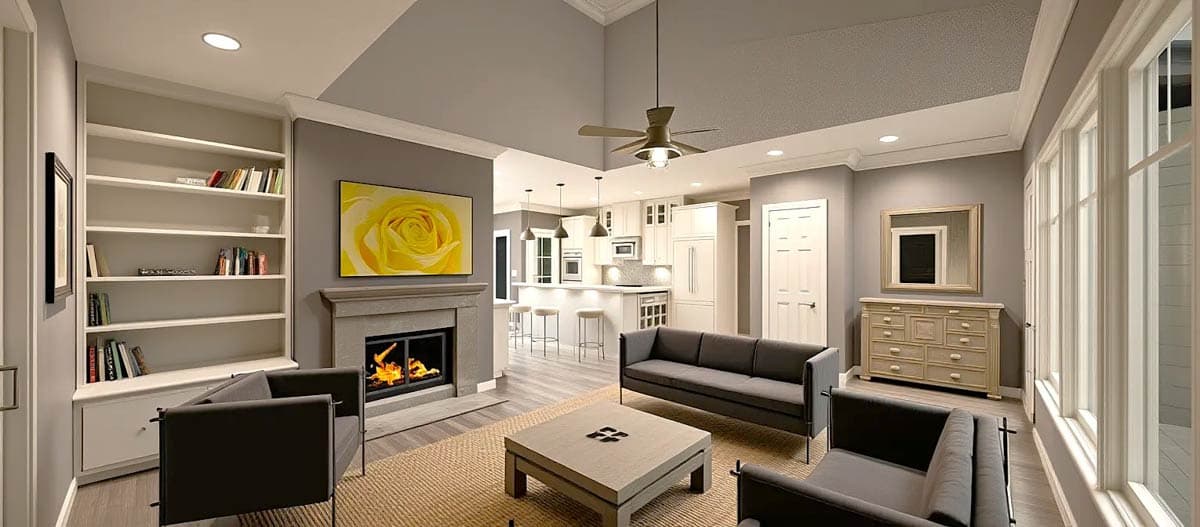 Plan 28919JJ: Country Farmhouse Plan With Detached Garage - Image #6 - Country, Farmhouse, Modern Farmhouse, New American