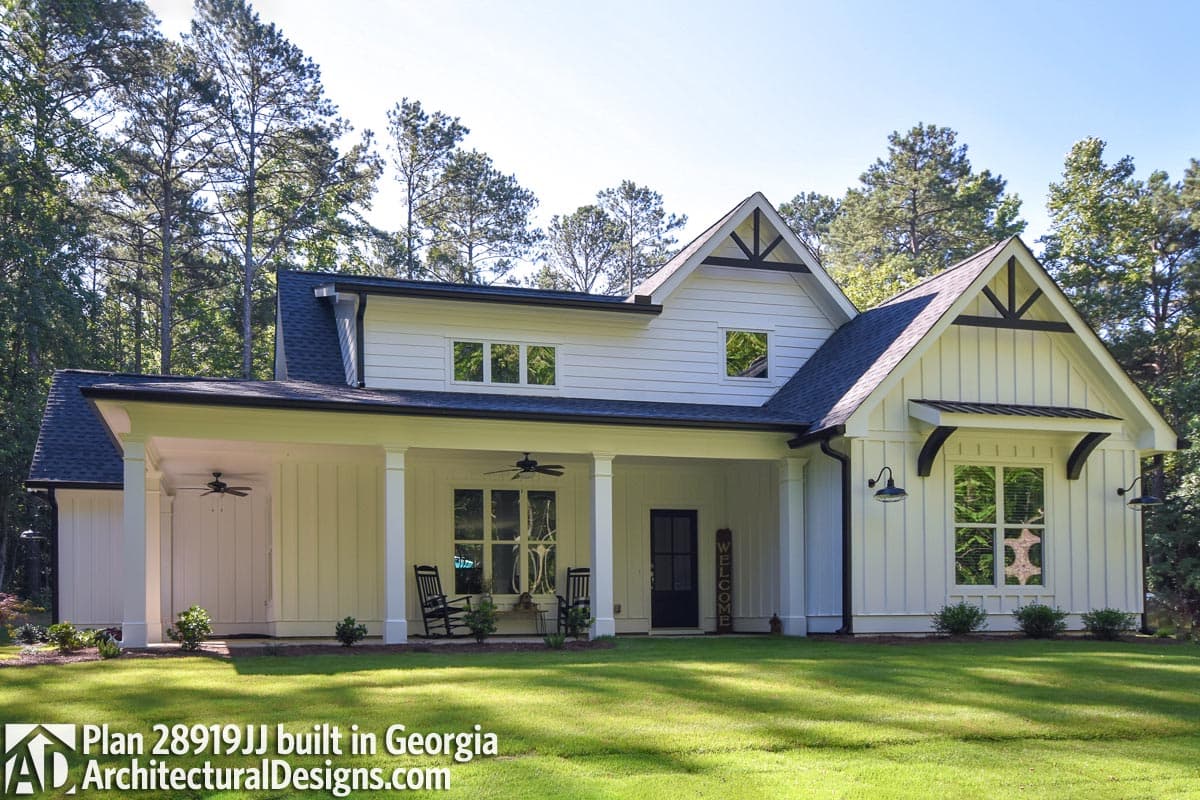 build gallery item - Modern Farmhouse Plan 28919JJ Comes to Life in Georgia