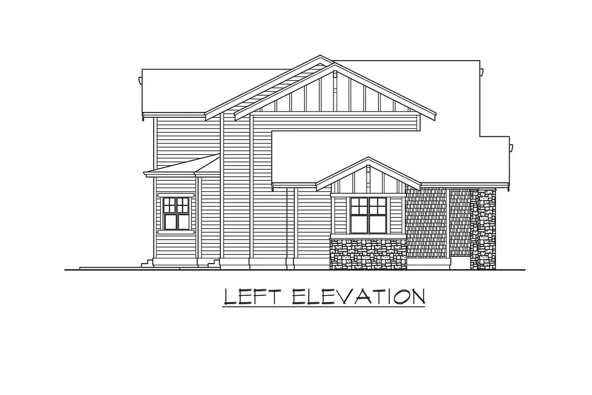 Plan 23760JD: Craftsman House Plan with Media and Rec Rooms Included - Image #16 - Craftsman, Mountain, New American, Northwest, Shingle, Traditional