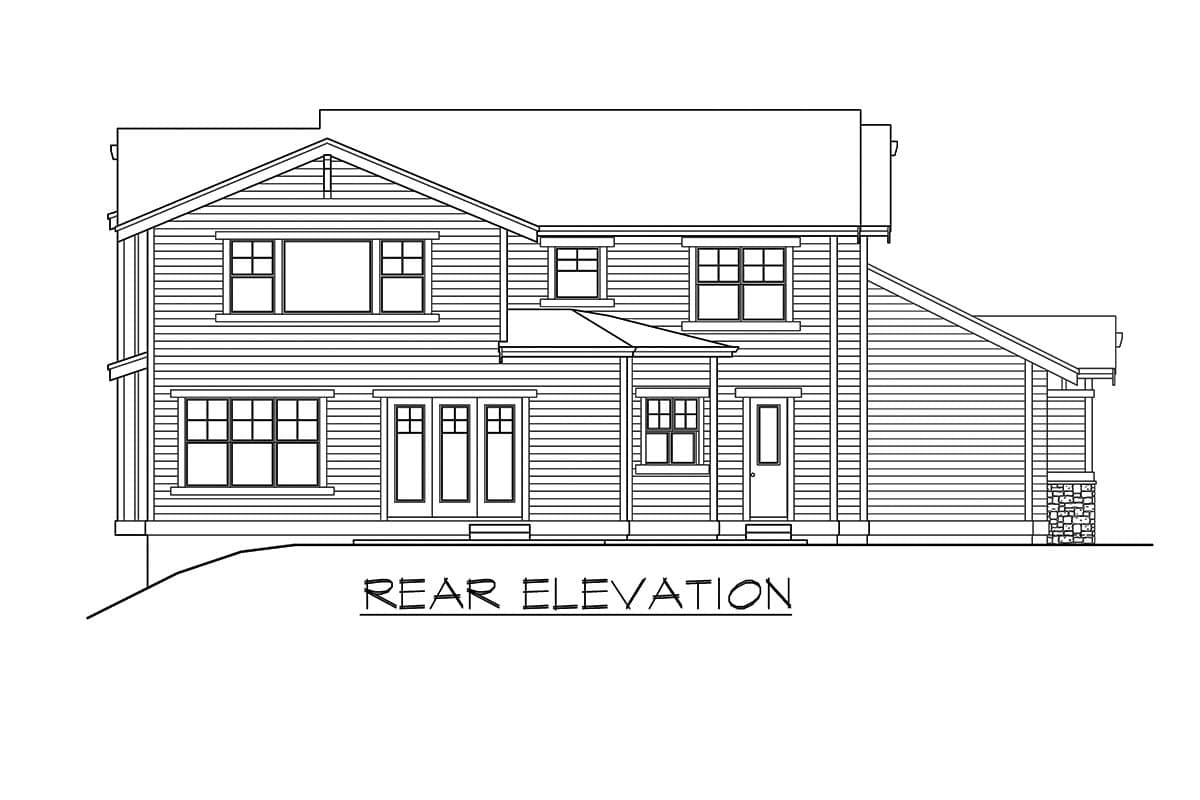Plan 23760JD: Craftsman House Plan with Media and Rec Rooms Included - Image #17 - Craftsman, Mountain, New American, Northwest, Shingle, Traditional