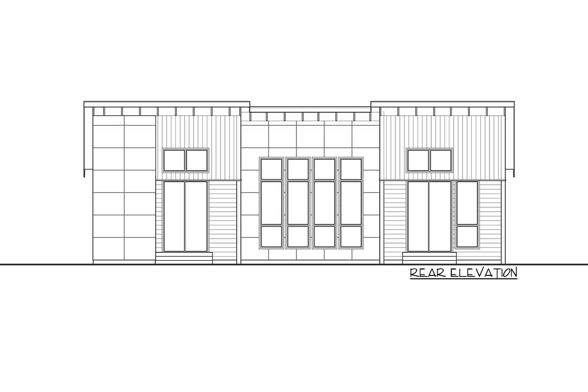 Plan 737015LVL: Angular Modern House Plan With 2 or 3 Beds - Image #6 - Contemporary, Modern, Northwest