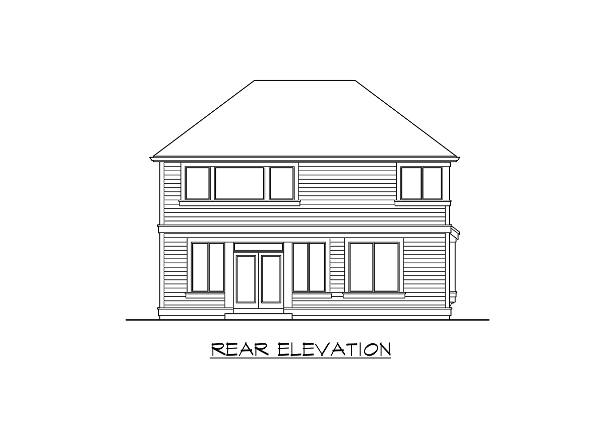 Plan 23732JD: Two-Story Traditional Home for a Narrow Lot - Image #42 - Craftsman, Northwest, Shingle, Traditional