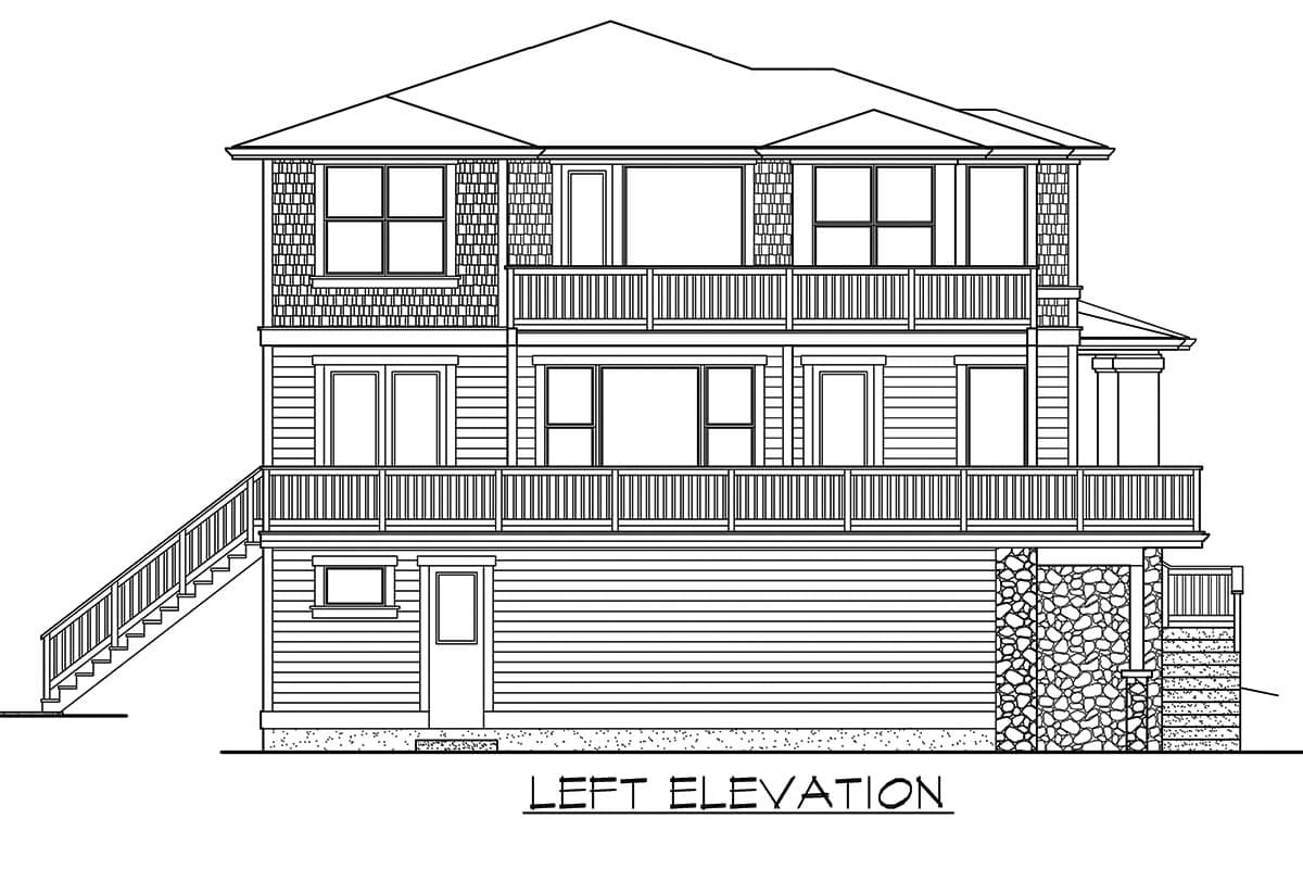 Plan 23736JD: Prairie House Plan for a Sloping Lot - Image #24 - Contemporary, Northwest, Prairie