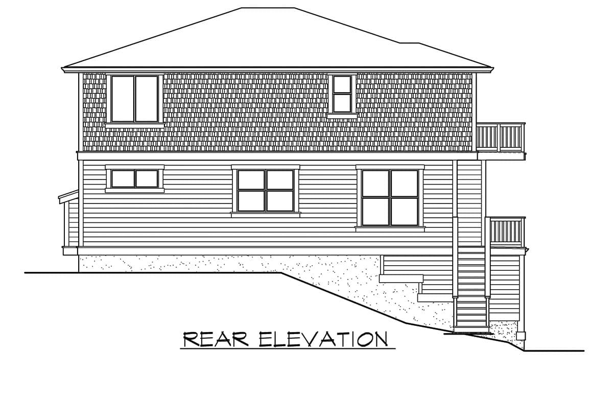 Plan 23736JD: Prairie House Plan for a Sloping Lot - Image #25 - Contemporary, Northwest, Prairie