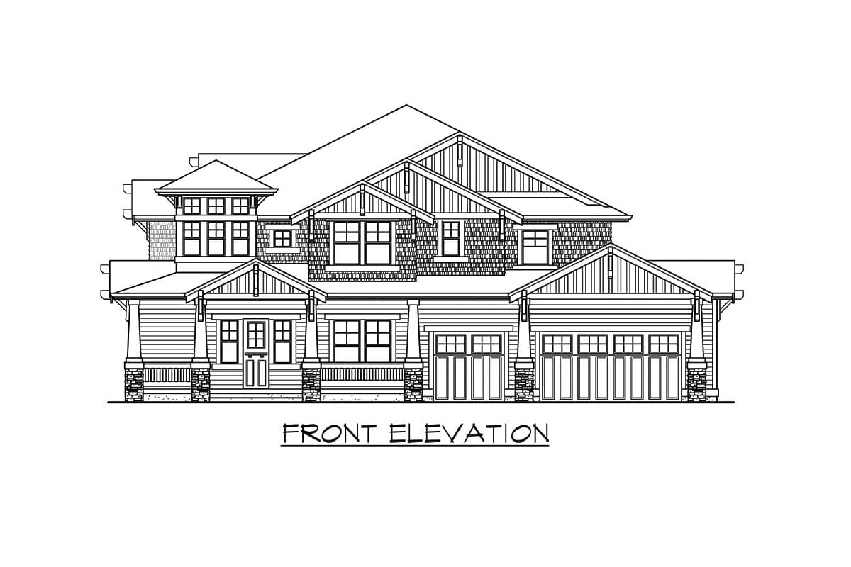 Plan 23740JD: Grand Craftsman House Plan - Image #26 - Coastal, Craftsman, Northwest