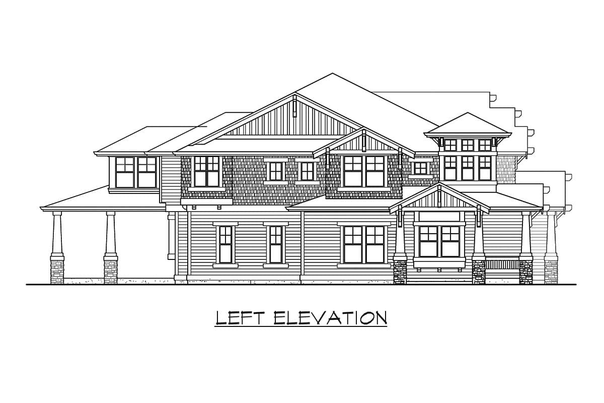 Plan 23740JD: Grand Craftsman House Plan - Image #27 - Coastal, Craftsman, Northwest