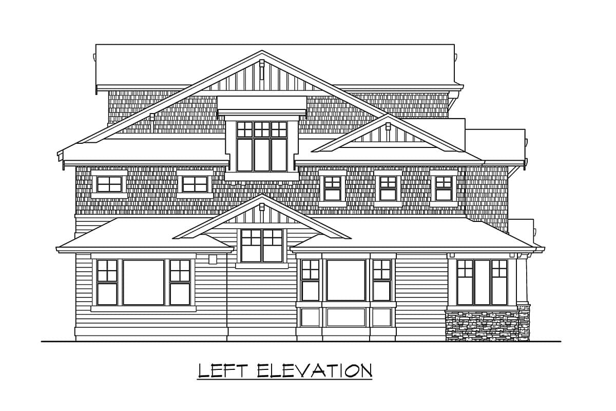 Plan 23744JD: Upscale Craftsman House Plan with Third Floor Playroom - Image #26 - Craftsman, New American, Northwest, Shingle