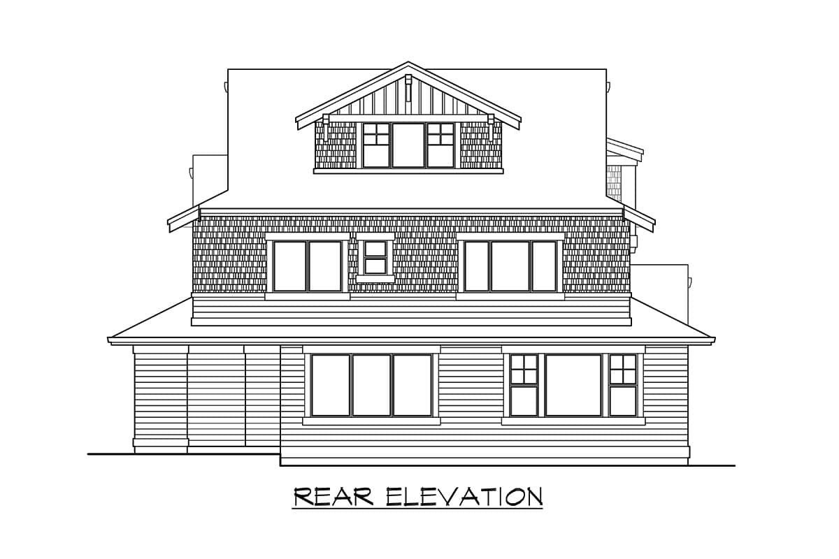 Plan 23744JD: Upscale Craftsman House Plan with Third Floor Playroom - Image #27 - Craftsman, New American, Northwest, Shingle