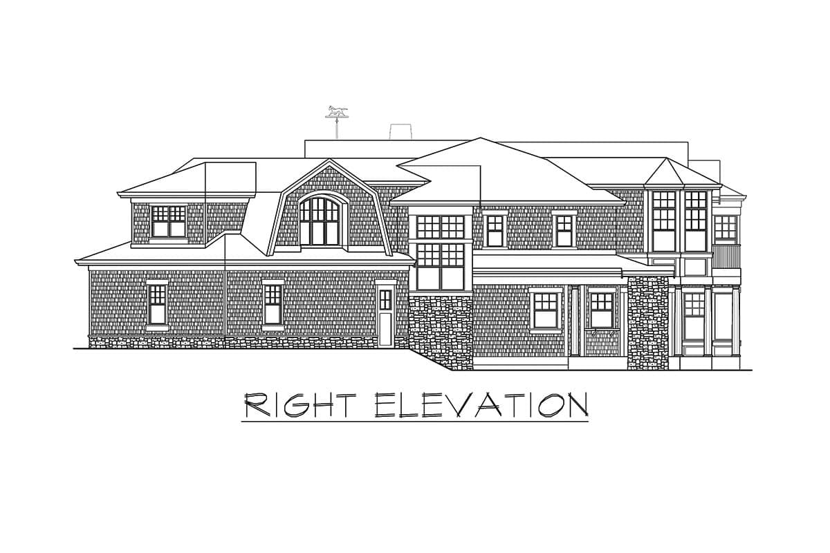 Plan 23756JD: Stunning Shingle Style House Plan with Home Theater Plus Bonus Room - Image #23 - Cape Cod, Coastal, Shingle, Traditional