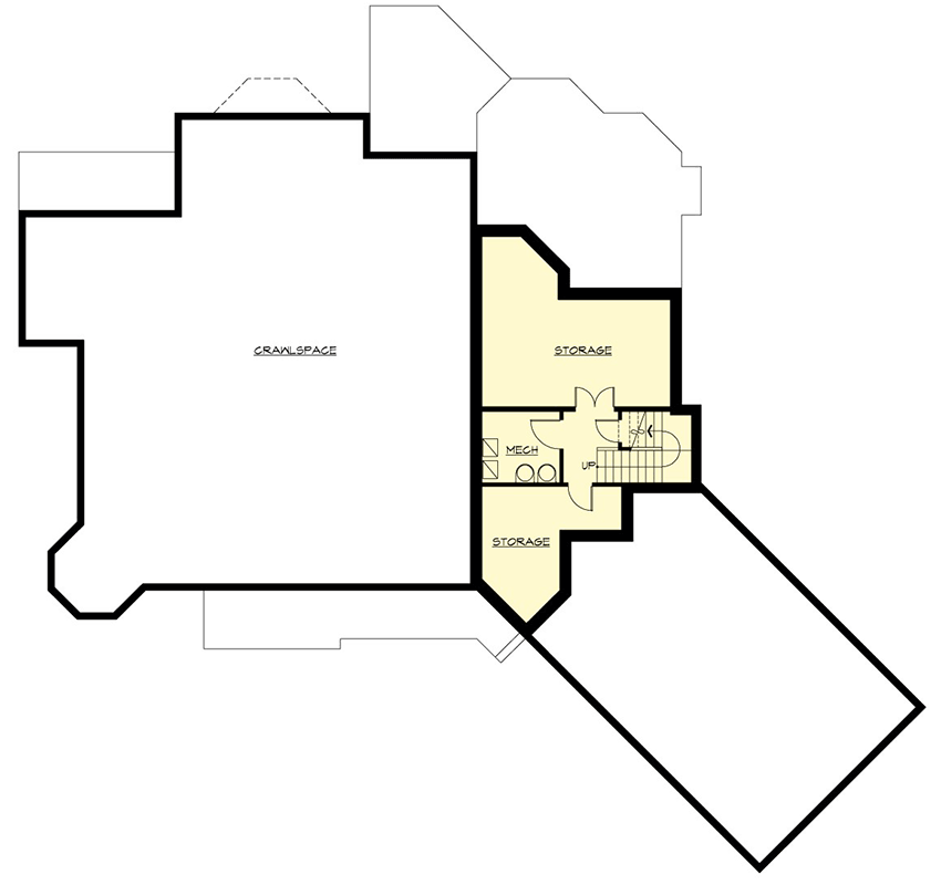 Plan 23756JD: Stunning Shingle Style House Plan with Home Theater Plus Bonus Room - Floor Plan - Lower Level - Cape Cod, Coastal, Shingle, Traditional
