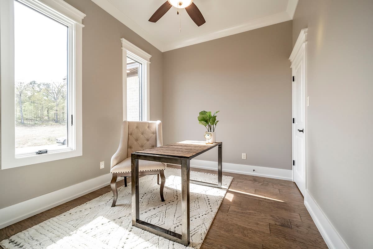 Plan 70575SND: Modern French Country House Plan With Optional Upstairs Game Room - 2352 Sq Ft - Image #5 - European, French Country, Traditional, Transitional