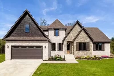 Modern French Country House Plan With Optional Upstairs Game Room - 2352 Sq Ft