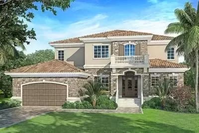 Master Down House Plan With Open Great Room