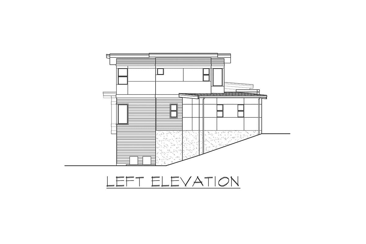 Plan 23751JD: Luxury Modern Home Plan with Spacious Media Room - Image #25 - Contemporary, Modern, Northwest