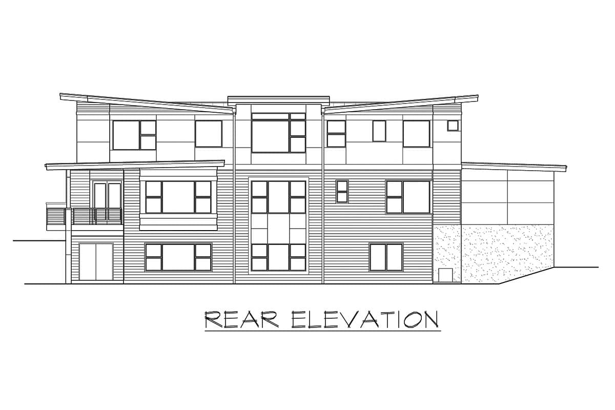 Plan 23751JD: Luxury Modern Home Plan with Spacious Media Room - Image #26 - Contemporary, Modern, Northwest