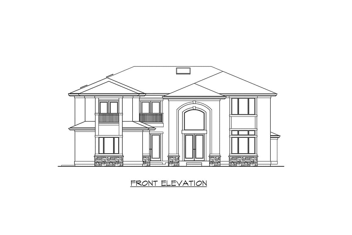 Plan 23749JD: Exquisite Italianate House Plan - Image #14 - European, Mediterranean