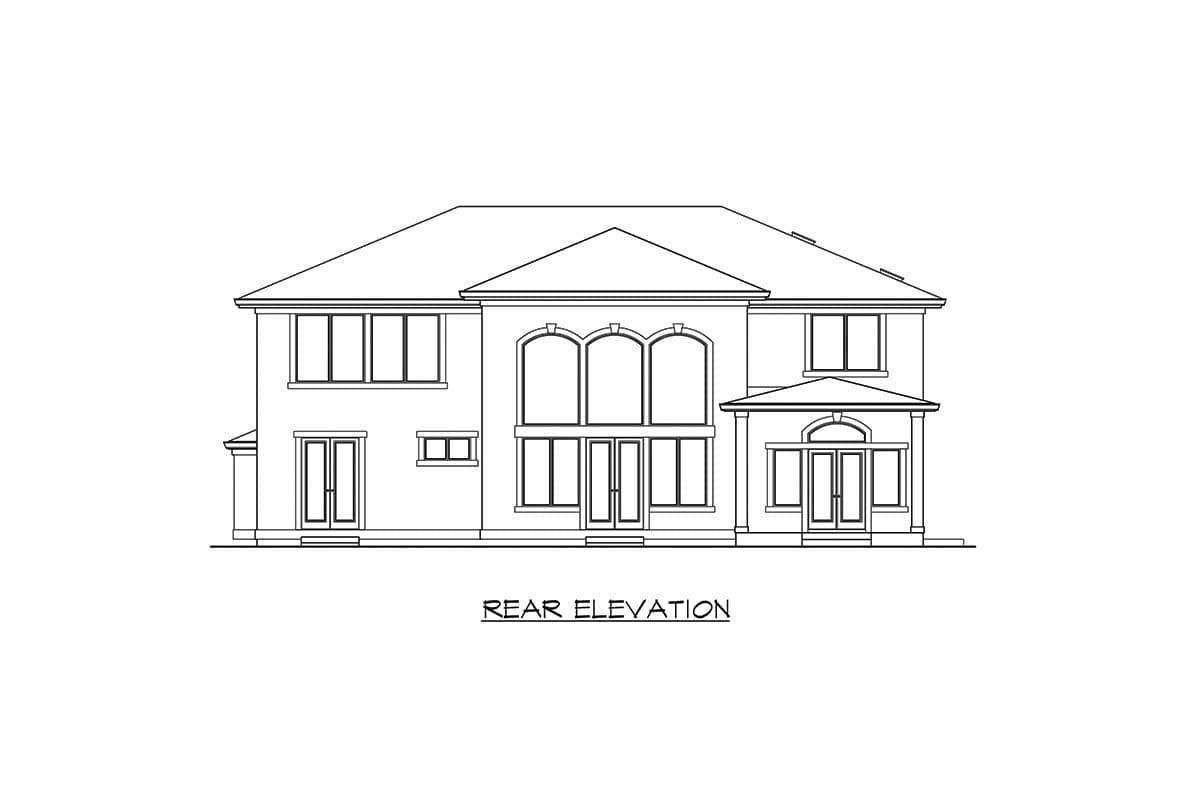 Plan 23749JD: Exquisite Italianate House Plan - Image #16 - European, Mediterranean