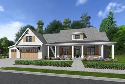 Country Farmhouse with Exterior Options and Optional Finished Lower Level
