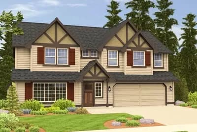 Exclusive Narrow Lot Northwest House Plan