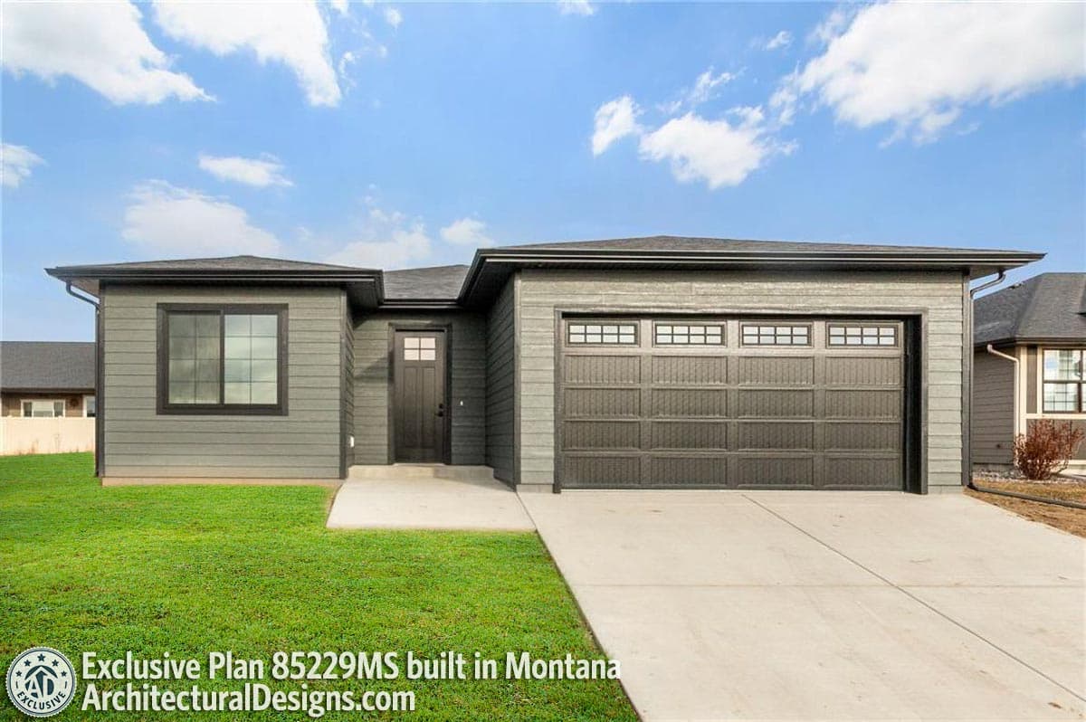 build gallery item - Exclusive House Plan 85229MS Comes to Life in Montana