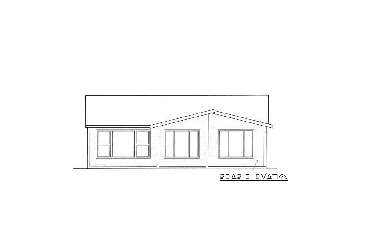 Plan 85230MS: Exclusive Contemporary House Plan in Two Versions - Image #4 - Contemporary, Mid Century Modern, Modern