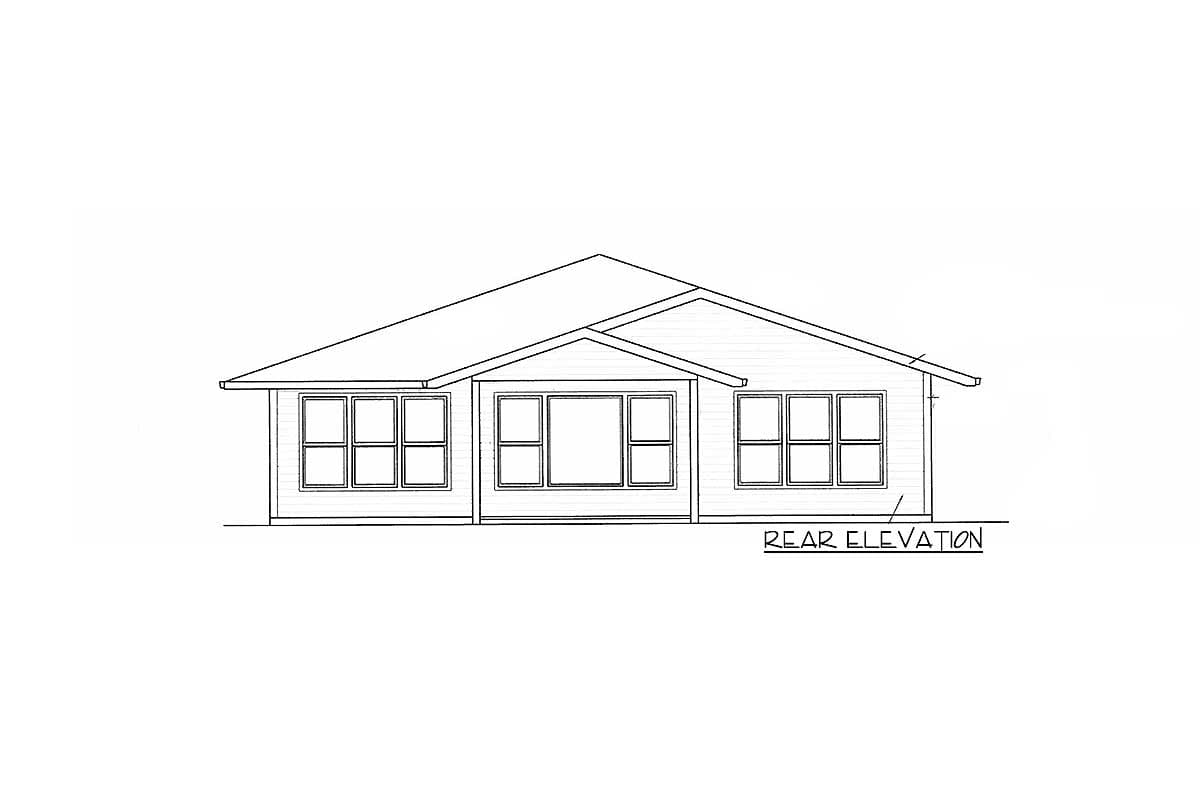 Plan 85235MS: Exclusive One Story Prairie House Plan with Open Layout - Image #6 - Northwest, Prairie
