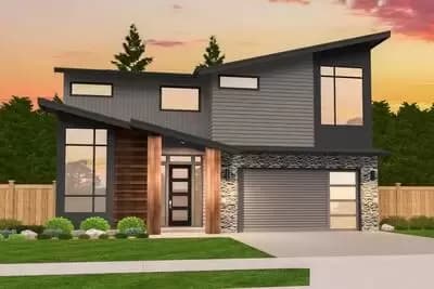 Exclusive 3-Bed Modern House Plan