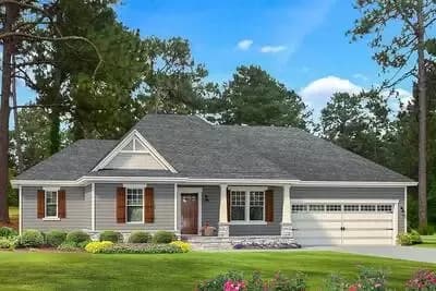 Split Bedroom Southern Ranch Home Plan