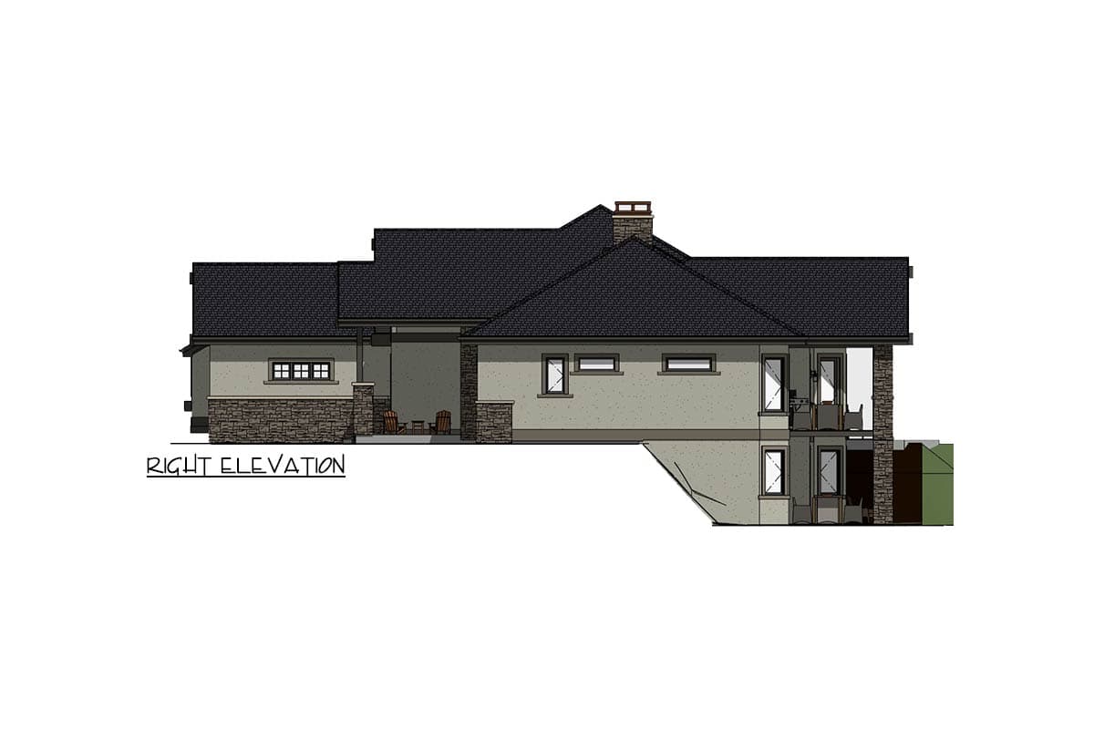 Plan 64461SC: Flexible Craftsman with Ample Outdoor Living - Image #5 - Craftsman, Mountain, Ranch, Traditional