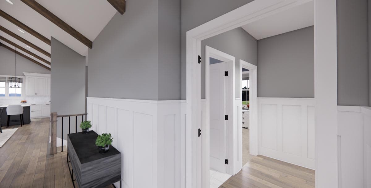 Plan 14660RK: Modern 3-Bed Farmhouse with Vaulted Open Concept Interior - Image #9 - Coastal, Country, Farmhouse, Modern Farmhouse, New American, Traditional