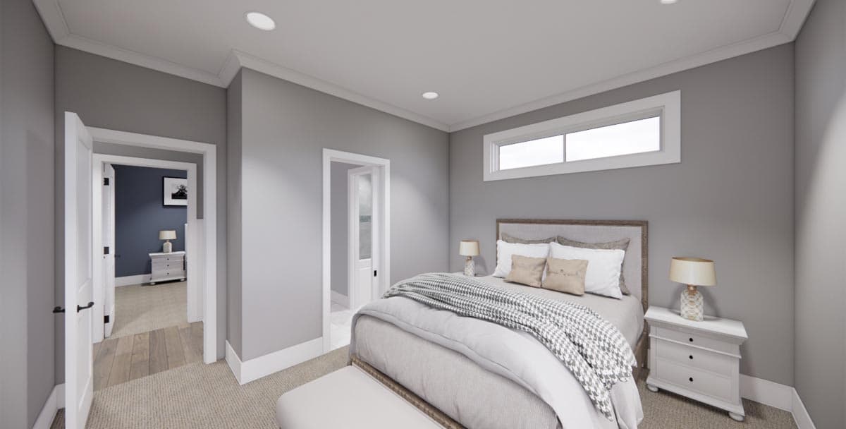 Plan 14660RK: Modern 3-Bed Farmhouse with Vaulted Open Concept Interior - Image #15 - Coastal, Country, Farmhouse, Modern Farmhouse, New American, Traditional