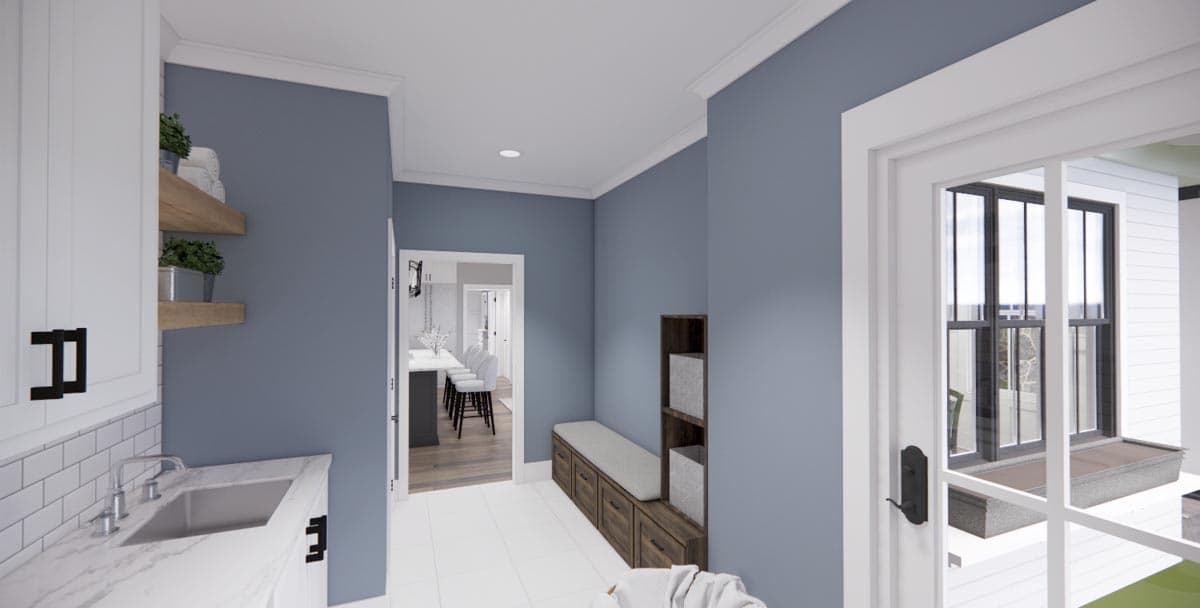 Plan 14660RK: Modern 3-Bed Farmhouse with Vaulted Open Concept Interior - Image #34 - Coastal, Country, Farmhouse, Modern Farmhouse, New American, Traditional