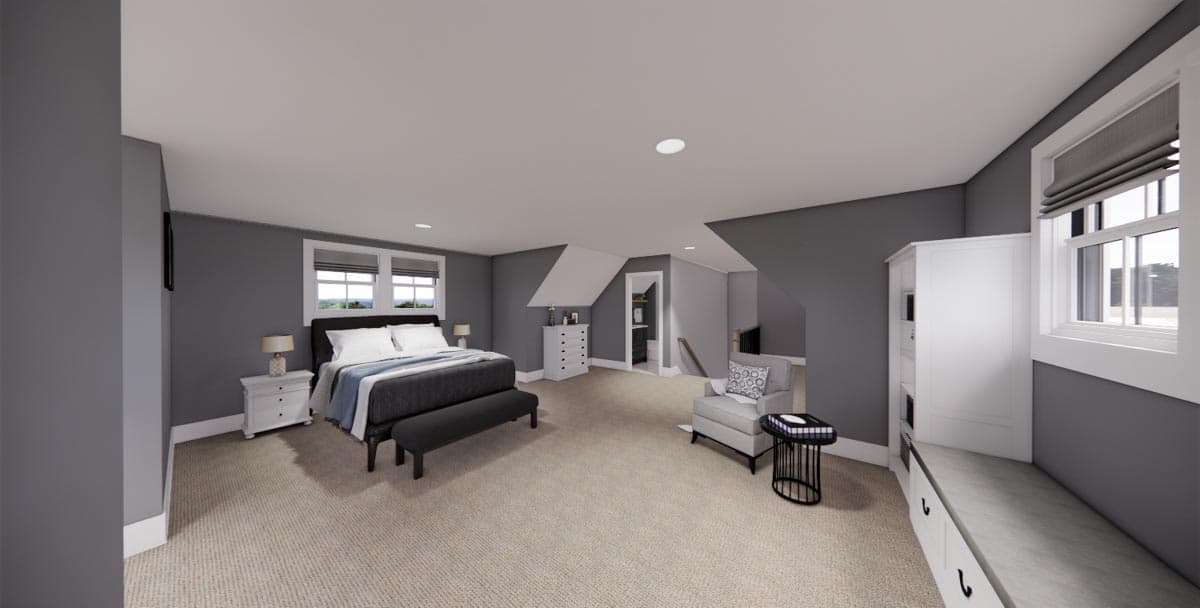 Plan 14660RK: Modern 3-Bed Farmhouse with Vaulted Open Concept Interior - Image #37 - Coastal, Country, Farmhouse, Modern Farmhouse, New American, Traditional