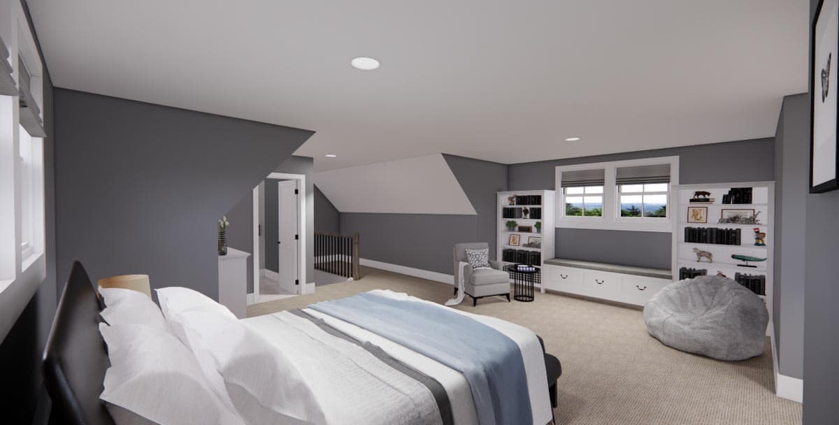 Plan 14660RK: Modern 3-Bed Farmhouse with Vaulted Open Concept Interior - Image #38 - Coastal, Country, Farmhouse, Modern Farmhouse, New American, Traditional