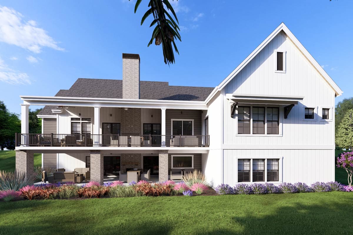 Plan 64462SC: Flexible Modern Farmhouse with Split Bedrooms - 2590 Sq Ft - Image #6 - Country, Farmhouse, Modern Farmhouse, Ranch, Traditional