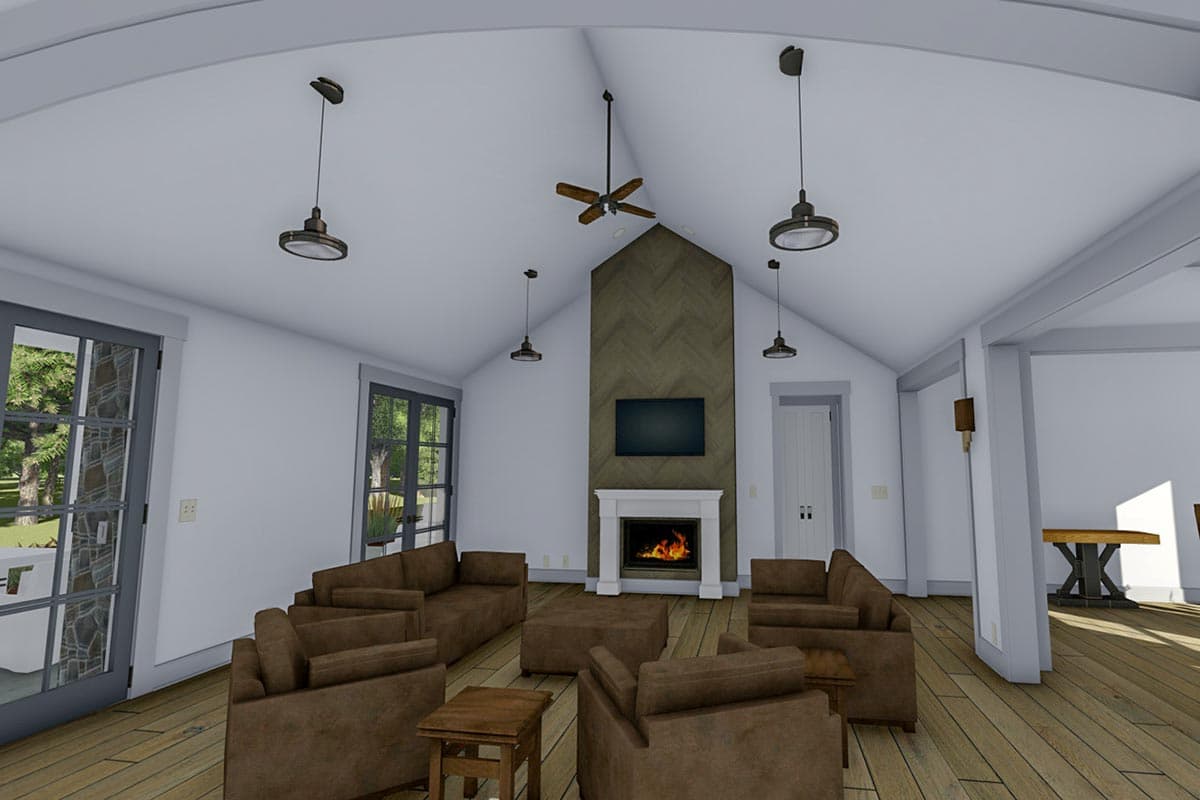 Plan 64462SC: Flexible Modern Farmhouse with Split Bedrooms - 2590 Sq Ft - Image #11 - Country, Farmhouse, Modern Farmhouse, Ranch, Traditional