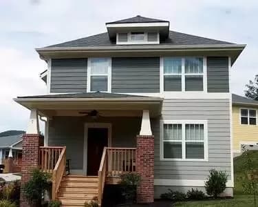 Handsome Four Square House Plan
