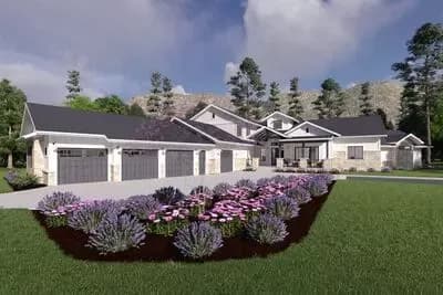 Spacious Modern Farmhouse House Plan
