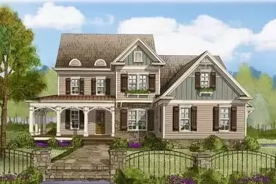Craftsman Farmhouse House Plan - 3006 Sq Ft
