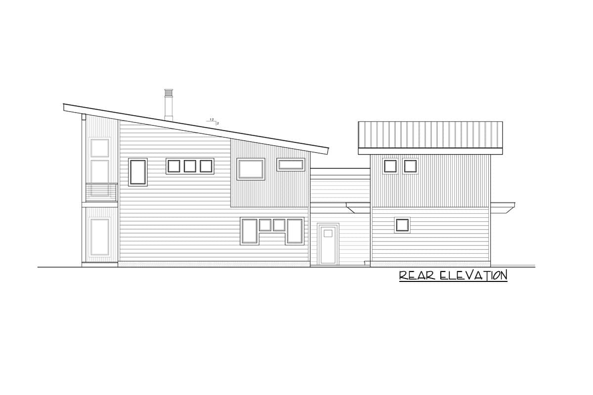 Plan 18842CK: Modern House Plan with Separate Apartment - Image #4 - Contemporary, Modern, New Orleans, Rustic