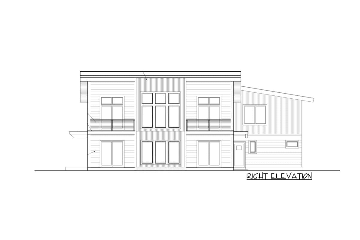 Plan 18842CK: Modern House Plan with Separate Apartment - Image #5 - Contemporary, Modern, New Orleans, Rustic