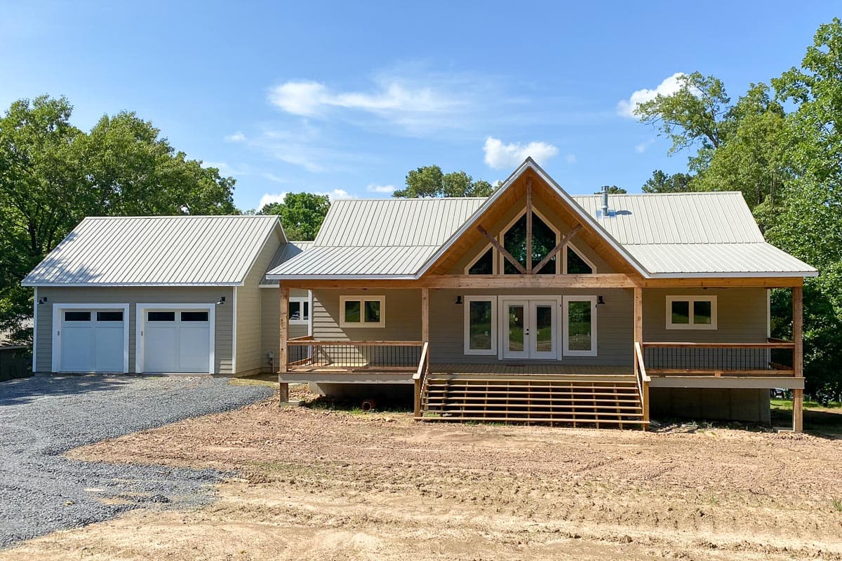 Plan 68510VR: 2-Bed Country Ranch Home Plan with Walkout Basement - 1650 Sq Ft - Image #4 - Country, Craftsman, Farmhouse, Mountain, Ranch, Rustic