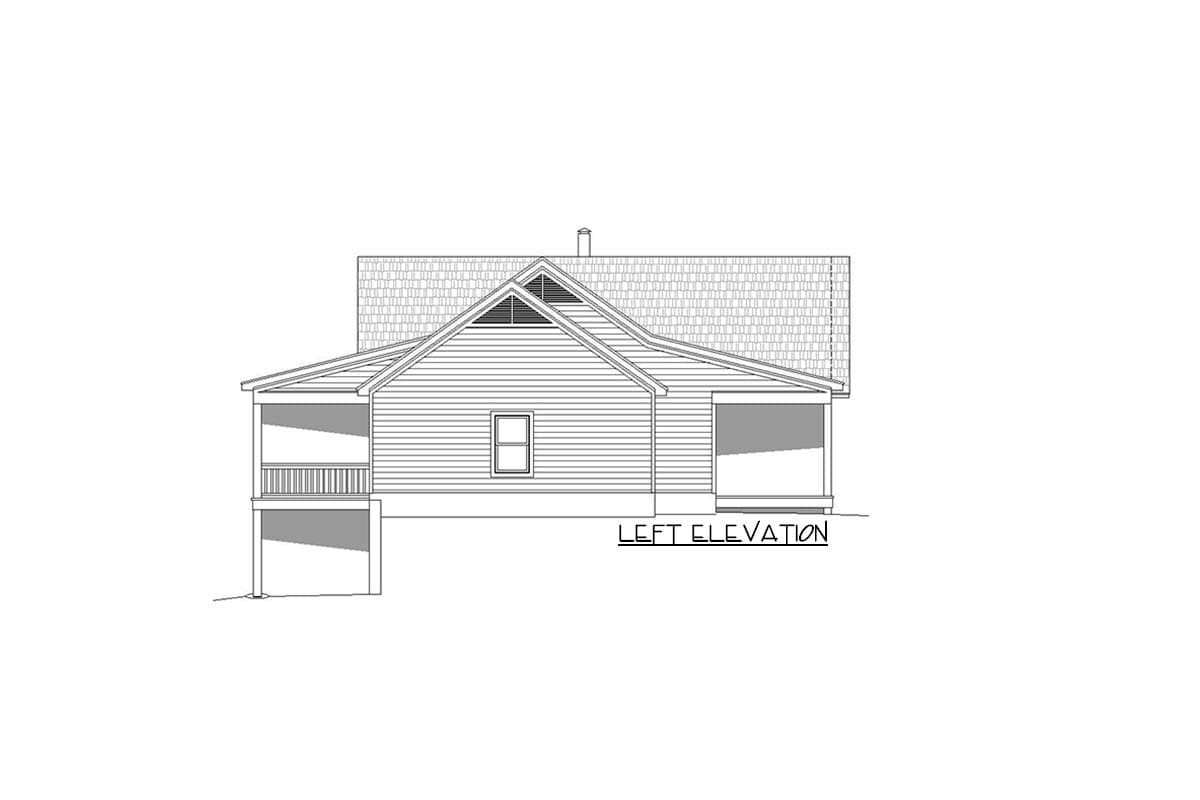 Plan 68510VR: 2-Bed Country Ranch Home Plan with Walkout Basement - 1650 Sq Ft - Image #21 - Country, Craftsman, Farmhouse, Mountain, Ranch, Rustic
