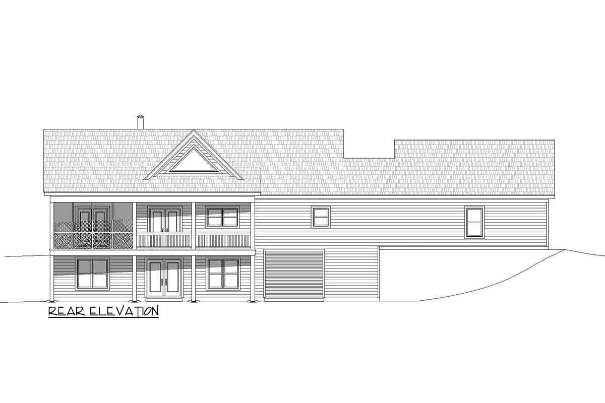Plan 68510VR: 2-Bed Country Ranch Home Plan with Walkout Basement - 1650 Sq Ft - Image #22 - Country, Craftsman, Farmhouse, Mountain, Ranch, Rustic