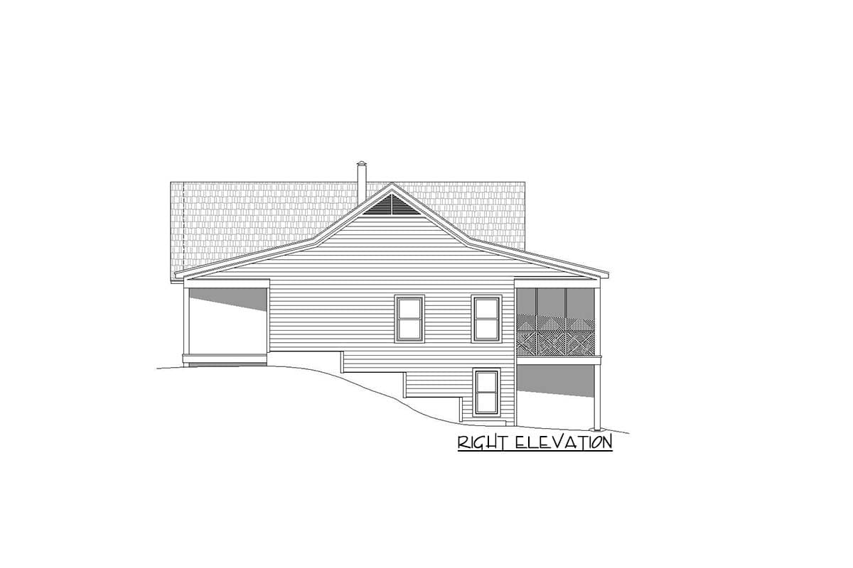 Plan 68510VR: 2-Bed Country Ranch Home Plan with Walkout Basement - 1650 Sq Ft - Image #23 - Country, Craftsman, Farmhouse, Mountain, Ranch, Rustic