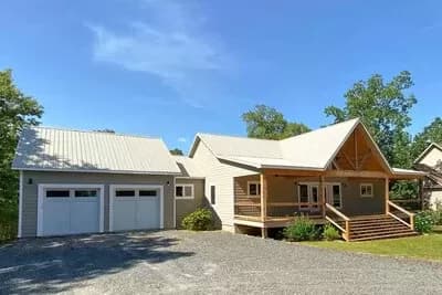 2-Bed Country Ranch Home Plan with Walkout Basement - 1650 Sq Ft
