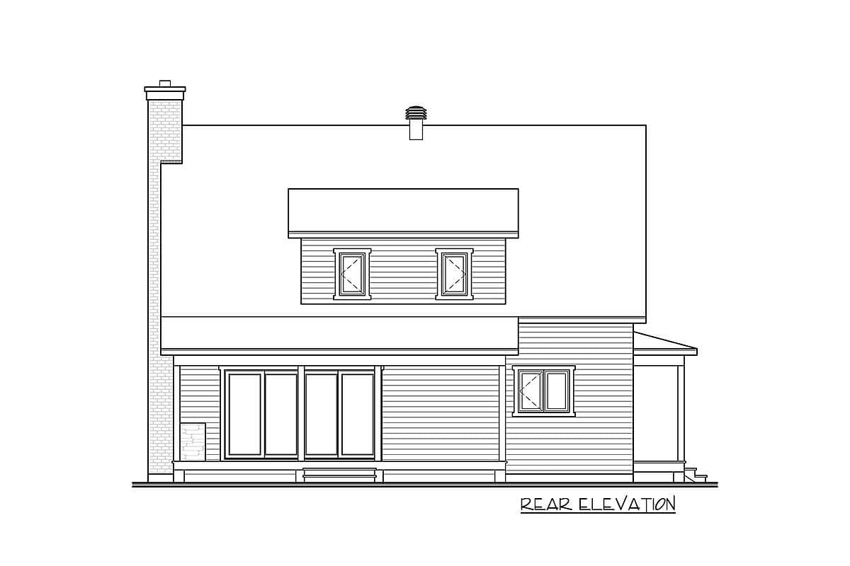 Plan 22480DR: 3-Bedroom Country Cottage With Options - 1772 Sq Ft - Image #13 - Contemporary, Cottage, Country, Modern Farmhouse, Traditional, Vacation